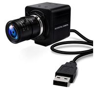 IFWATER Webcam USB 8 MP zoom optique 5x 2,8-12 mm lentille varifocale manuelle, webcam USB avec capteur d'image CMOS IMX179, vidéoconférence, caméras Web pour ordinateur, ordinateur portable