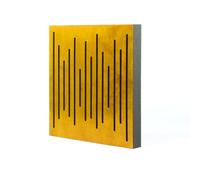 IG Acoustics Panneau hybride Nexus - Panneau acoustique autocollant 50 x 50 cm - Absorbeur et diffuseur - Élément acoustique (chêne clair)