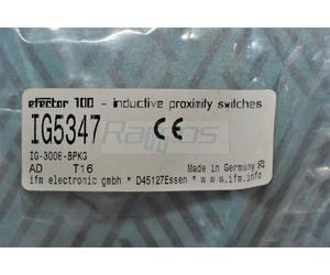 IG5347 IG-3008-BPKG Capteur Inductif Diamètre 18MM Fabricant IFM ELECTRONIC