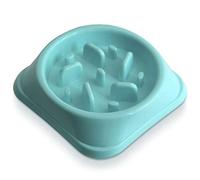 igadgitz home U6969 - Petits Chiens Chiots Juniors Gamelle Anti Glouton Bol Alimentation Labyrinthe Lente pour Chatons Animaux Domestique