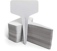 iGadgitz Home U6976 Étiquettes Plantes Etiquette Jardin Marqueur Plante - Blanc - Type T - 100 Pièces