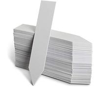 igadgitz home U6977 Étiquettes Plantes Etiquette Jardin Marqueur Plante - Blanc - Flèche - 120 Pièces