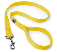 iGadgitz Home U7325 Laisse Chien avec Poignée Rembourré Souple - Jaune - 122cm (1.22m)