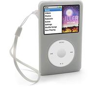 iGadgitz MU-LUKA-SY8D IV112 Étui en Silicone Compatible avec Apple iPod Classic 80 Go, 120 Go et Nouvelle Gén (6) - Transparent