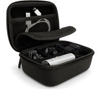 iGadgitz U5886 Petit EVA Housse de Voyage Case Rigide Compatible avec Caméra D’Action avec Poignée de Transport (Dimensions internes 14,5 cm x 10 cm x 6 cm) - Noir