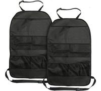 iGadgitz U6849 Organisateur de Voiture Universel Housse de Protection Siege Arrière Voiture Protecteur - Noir, Pack de 2
