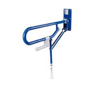 iGAH Alberts 140335 Barre d'appui Pliante avec Pied, Bleu