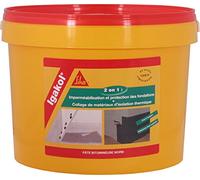 Igakol, Collage d'isolant thermique et imperméabilisant des Fondations, 5kg, Noir