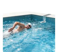 iGarden P160 Jet de natation pour piscine, machine actuelle avec 5 modes de vagues, débit d'eau réglable de 0 à 100 % pour entraînement récréatif, fitness et loisirs en famille