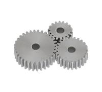 IGASHI Pignon Industriel de Machines Engrenage Droit en Acier 45#, 1 pièce, 1M, 12 Dents ~ 27 Dents, épaisseur 10mm, engrenage métallique, 1 Module, engrenage de Moteur, pignon (Size : 12 Teeth)