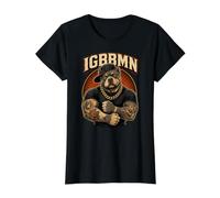 IGBBMN Tatouage Humoristique pour Chien Pitbull It's Gonna Be Bad Man T-Shirt Graphique avec Valeur