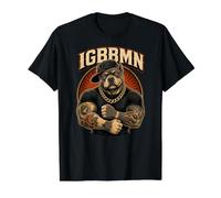 IGBBMN Tatouage Humoristique pour Chien Pitbull It's Gonna Be Bad Man T-Shirt Graphique avec Valeur, Homme, Noir, S