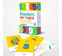 Igbo-English Numbers Flashcards Cartes éducatives d'apprentissage des langues, Ressources pédagogiques bilingues, Aide à l'enseignement des langues, Apprentissage culturel, Apprendre à compter en Igbo
