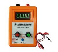 IGBT Testeur de tension de résistance, 0-3700 V DC Sortie réglable avec MOSFET et capacité de test de transistor, haute puissance 5 W, ABS pour ingénieurs en électronique (vert)