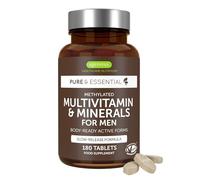 Igennus Multivitamines pour hommes avec lycopène, Dosé avec expertise prête à être absorbée pour l'énergie, l'immunité et la santé cardiaque, libération prolongée, vitamines B méthylées, 180 comprimés