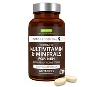 Igennus Multivitamines pour hommes avec lycopène, Dosé avec expertise prête à être absorbée pour l'énergie, l'immunité et la santé cardiaque, libération prolongée, vitamines B méthylées, 60 comprimés