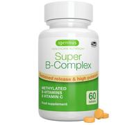 Igennus Super B-Complex à Haute Absorption, 60 Petits Comprimés Vegan | Vitamines B Méthylées et Vitamine C, Liberation Prolongée, Ingredients Purs et Vérifié en Laboratoire