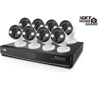 iGET HGNVK164908 - Kit de caméras UltraHD 4K PoE, NVR 16CH + 8x caméra IP 4K, audio, SMART W/M/Andr/iOS