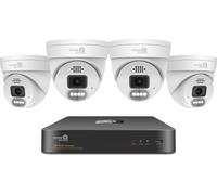 iGET HOMEGUARD HGNVK84804 Security PoE Outdoor Kit 2K (5 MPx) avec son et lumière LED