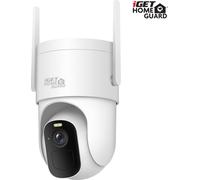 iGET HOMEGUARD HGWBC358 - WiFi IP 2K caméra rotative alimentée par batterie, vision nocturne, audio bidirectionnel, IP66