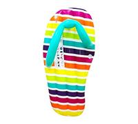 IGGI CKB LTD Flop Gonflable géant 1,5 m pour Piscine, lit Gonflable, Jouet Aquatique, Multicolore - Rayures