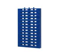 IGGLL Caniveau de Drainage, Grille de Drainage for gouttière extérieure, Plaque de tranchée avec Couvercle for Une Gestion Efficace de l'eau(Blue,30 * 30 * 2.5cm)
