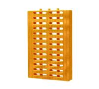IGGLL Caniveau de Drainage, Grille de Drainage for gouttière extérieure, Plaque de tranchée avec Couvercle for Une Gestion Efficace de l'eau(Yellow,30 * 30 * 2.5cm)