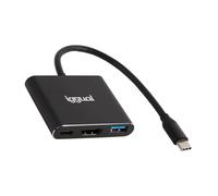 iggual - 3-in-1 Type-C Hub - Includes USB 3.0 up to 5Gbit/s, HDMI and Type-C PD