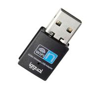 iggual Adaptateur Wi‑Fi USB pour PC IGG320488 – 300 Mbit/s, USB 2.0, 2,4 GHz, WPA/WPA2, LED