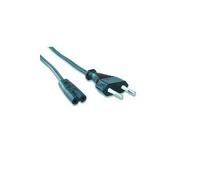 iggual Cable d'Alimentation Euro 2pin C7 1.8M Noir