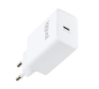 iggual Chargeur mural rapide PD Type-C 30W – Compatible avec tous les appareils mobiles – Blanc