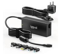 iggual Chargeur PC portable CUA-5T-120W – 120W, 5 connecteurs DC, Compatible Lenovo/HP/ASUS/Acer/MSI