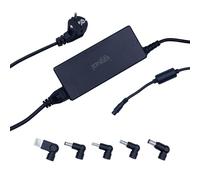 iggual - Chargeur pour Ordinateur Portable 120 W. -5 connecteurs DC, Compatible avec Les Ordinateurs Lenovo, HP, ASUS, Acer, MSI. Adaptateur d'alimentation pour Ordinateur Portable (CUA-5T-120W)