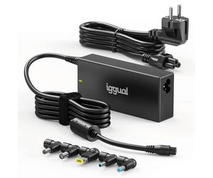iggual - Chargeur pour Ordinateur Portable 120 W. -5 connecteurs DC, Compatible avec Les Ordinateurs Lenovo, HP, ASUS, Acer, MSI. Adaptateur d'alimentation pour Ordinateur Portable (CUA-5T-120W)