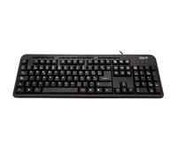 iggual CK-BASIC-120T clavier Universel USB QWERTY Espagnole Noir