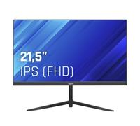 iggual Écran Full HD de 21,5" avec panneau IPS, cadre ultra fin 1920 x 1080, 100 Hz et temps de réponse de 1 ms, standard VGA et HDMI 1.4 (ML21S)