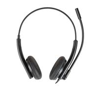 iggual ENC 3030 Casque Avec fil Arceau Bureau/Centre d'appels Noir