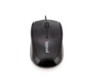 iggual IGG316849 souris Bureau Ambidextre USB Type-A Optique 800 DPI