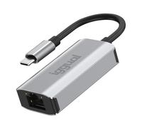 iggual Adaptateur réseau IGG317693 USB-C vers RJ-45 Gigabit Ethernet noir