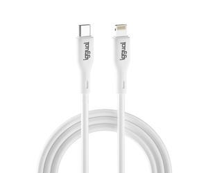 iggual IGG317761 câble Lightning 1 m Blanc