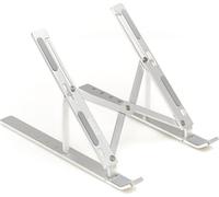 Iggual Igg318195 Support pliable pour ordinateur portable 17 pouces Argent Argent One Size