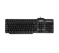 iggual IGG319000 clavier Bureau USB QWERTY Noir