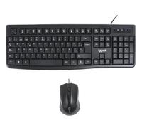 iggual Kit clavier et souris, connexion USB, 105 touches, 800 à 1600 dpi, compatible Windows, macOS, Linux, silencieux, CMK-BUSINESS2