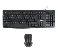 iggual Kit clavier et souris, connexion USB, 105 touches, 800 à 1600 dpi, compatible Windows, macOS, Linux, silencieux, CMK-BUSINESS2