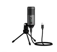 Iggual microphone à condensateur podcasting pro gris