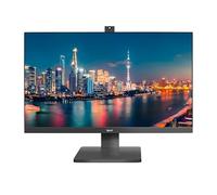 iggual - Moniteur ML24WC 23,8 pouces 16:9 - Full HD - Panneau LED IPS 100 Hz - Webcam télescopique intégrée pour vidéoconférences - Écran et cadre ultra-fins - Inclinable - VGA HDMI (54,4 x 32,3 x 4,2