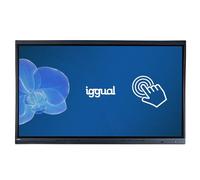 iggual ORCHID 75 Écran plat de signalisation numérique 190,5 cm (75 ) LED Wifi 400 cd/m² 4K Ultra HD Noir Écran tactile Intégré dans le processeur Android