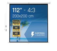 Ecran Mural Electrique iggual PSIES200 200 x 200 cm