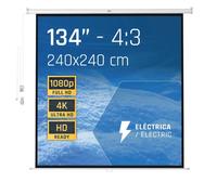 iggual PSIES240 écran de projection 133.5" 1:1