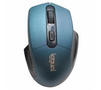 iggual Souris ERGONOMIC-L-1600DPI - sans fil 2,4 GHz optique 4 boutons taille L Bleu